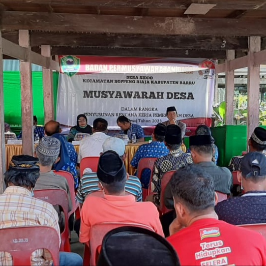 BPD Desa Siddo Menyelenggarakan Musdes Rancangan RKP Desa Tahun 2023
