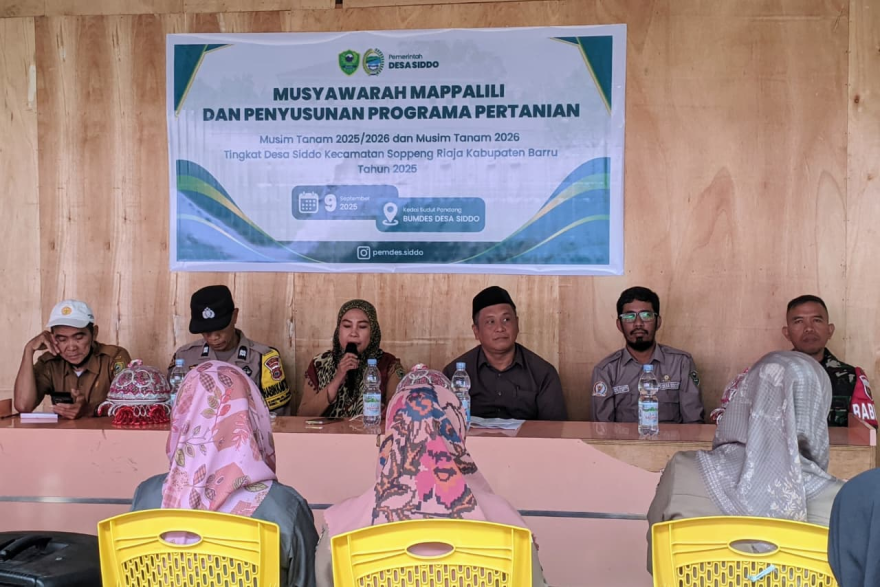 Musyawarah Mappalilli merupakan rapat koordinasi dan kesepakatan bersama dalam rangka menyambut musim tanam padi tahun 2025/2026.